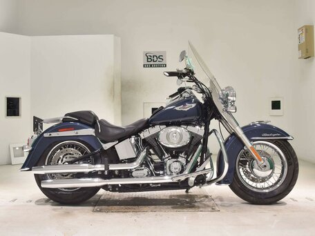 2007 Harley-Davidson Softail Deluxe, синий, 859000 рублей, вид 2