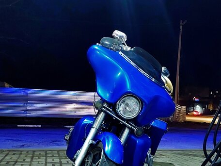 2000 Yamaha XV 1600 Road Star, синий, 450000 рублей, вид 4