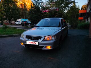 2005 Hyundai Accent ТагАЗ II, серебристый, 455000 рублей, вид 2