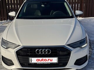 2020 Audi A6 40 TDI V (C8), белый, 4600000 рублей, вид 2