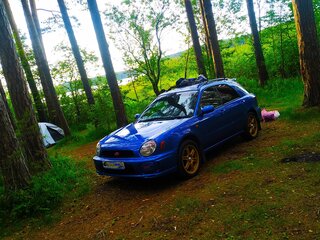 2000 Subaru Impreza II, синий, 610000 рублей, вид 5