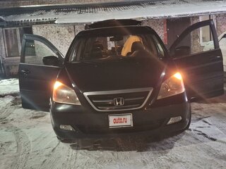 2005 Honda Odyssey (North America) III, чёрный, 1150000 рублей, вид 3