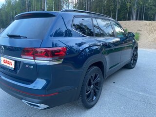 2022 Volkswagen Atlas I Рестайлинг, синий, 3980000 рублей, вид 4