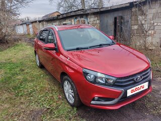 2018 Lada (ВАЗ) Vesta SW I, красный, 920000 рублей, вид 3