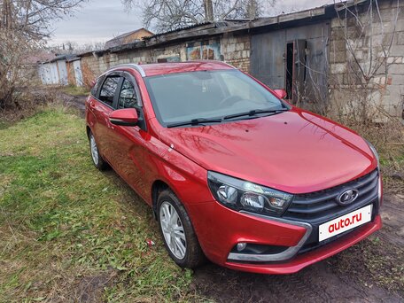 2018 Lada (ВАЗ) Vesta SW I, красный, 920000 рублей, вид 3