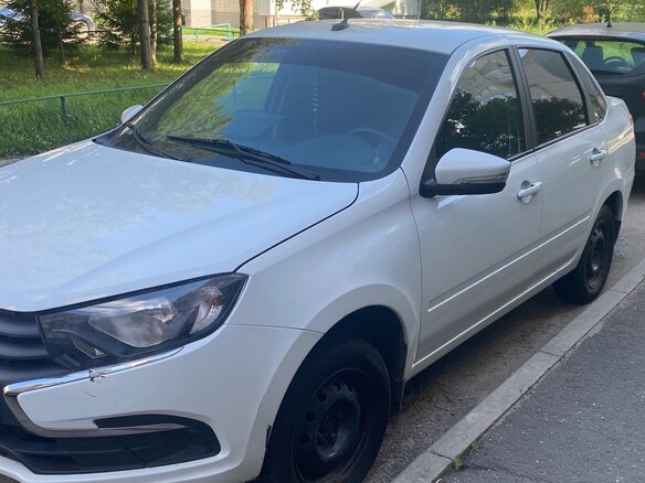 2023 Lada (ВАЗ) Granta I Рестайлинг, белый, 850000 рублей