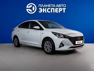 2020 Hyundai Solaris II Рестайлинг, белый, 1430000 рублей, вид 1