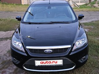 2010 Ford Focus II Рестайлинг, чёрный, 700000 рублей, вид 2