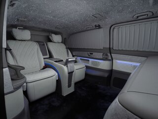 2025 Mercedes-Benz V-Класс Extra Long 300 d экстра длинный III (W447) Рестайлинг 2, чёрный, 32000000 рублей, вид 3