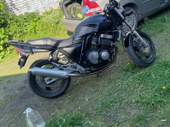 1996 Honda CB 400 Super Four, чёрный, 320000 рублей - вид 6