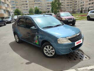 2010 Renault Logan I Рестайлинг, синий, 270000 рублей, вид 1