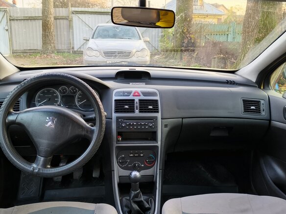 2002 Peugeot 307 I, золотистый, 250000 рублей - вид 6