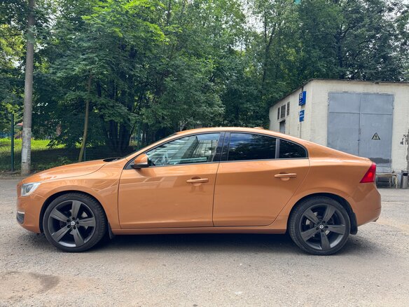 2013 Volvo S60 II Рестайлинг, оранжевый - вид 8