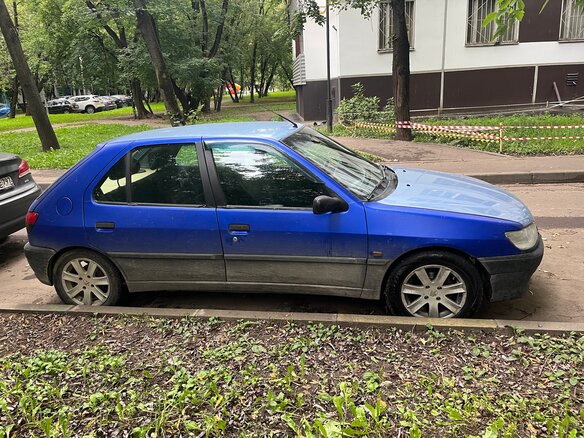 1998 Peugeot 306, голубой, 180000 рублей - вид 4