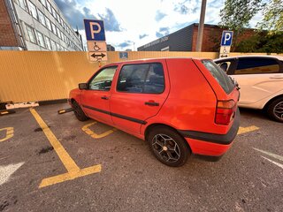 1994 Volkswagen Golf III, красный, 150000 рублей, вид 5