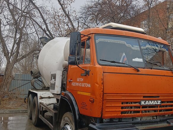 2007 КамАЗ Автобетоносмеситель, оранжевый, 1600000 рублей - вид 6