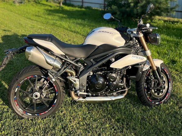 2013 Triumph Speed Triple, белый, 690000 рублей - вид 2