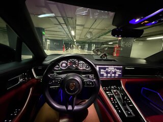2021 Porsche Panamera II Рестайлинг, чёрный, 8600000 рублей, вид 5