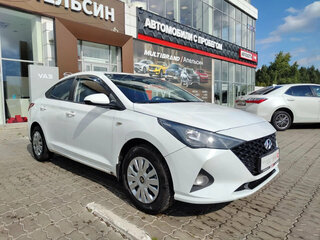 2020 Hyundai Solaris II Рестайлинг, белый, 1053500 рублей, вид 5
