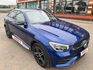 2019 Mercedes-Benz GLC Coupe 300 d I (C253) Рестайлинг, синий, 3500000 рублей, вид 5