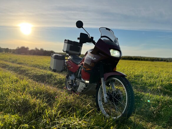 1998 Honda XL600V Transalp, красный, 355000 рублей - вид 2