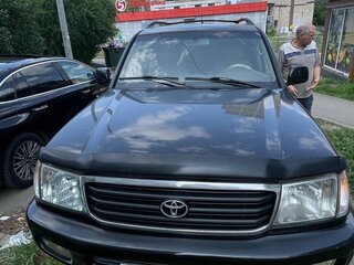 2002 Toyota Land Cruiser 100 Series, чёрный, 2115000 рублей, вид 2