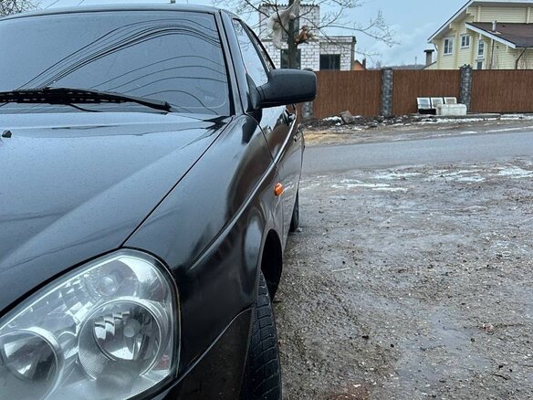 2009 Lada (ВАЗ) Priora I, чёрный, 360000 рублей - вид 10