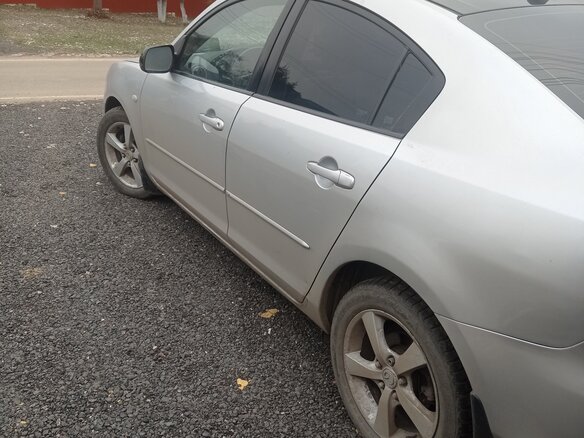 2008 Mazda 3 I (BK) Рестайлинг, серый, 570000 рублей - вид 3