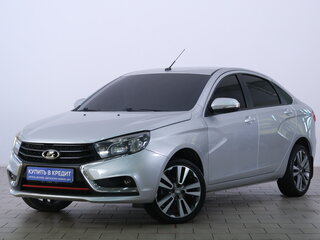 2017 Lada (ВАЗ) Vesta I, серебристый, 779000 рублей, вид 3