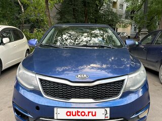 2015 Kia Rio III Рестайлинг, синий, 450000 рублей, вид 1