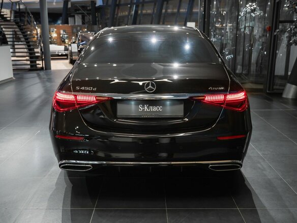 2026 Mercedes-Benz S-Класс 450 d 4MATIC VII (W223) Рестайлинг, чёрный - вид 5