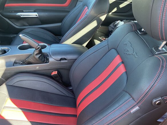 2019 Ford Mustang VI Рестайлинг, красный - вид 13