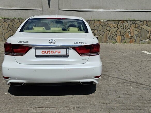2013 Lexus LS Long 460 L IV Рестайлинг 2, белый, 3150000 рублей - вид 12