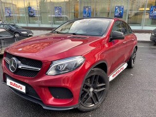 2016 Mercedes-Benz GLE Coupe 350 d I (C292), красный, 3495000 рублей, вид 3