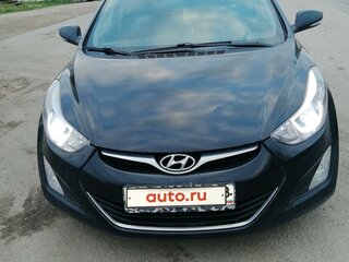 2014 Hyundai Elantra V (MD) Рестайлинг, чёрный, 1150000 рублей, вид 1
