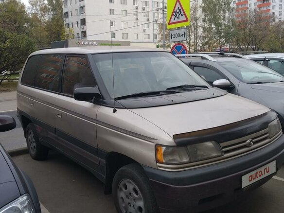 1993 Mazda MPV I (LV), бежевый, 499000 рублей - вид 1
