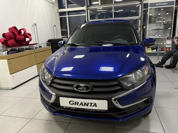 2026 Lada (ВАЗ) Granta I Рестайлинг, синий - вид 10