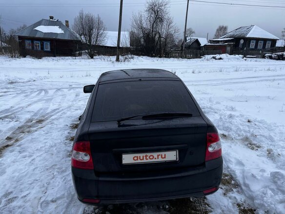 2009 Lada (ВАЗ) Priora I, чёрный, 300000 рублей - вид 6