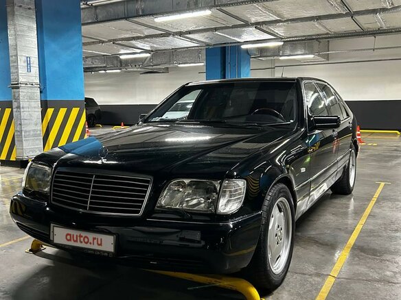 1997 Mercedes-Benz S-Класс 500 Long III (W140) Рестайлинг, чёрный