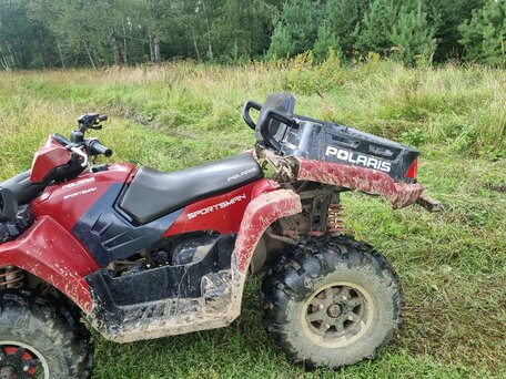 2006 Polaris Sportsman 500, красный, 380000 рублей, вид 4