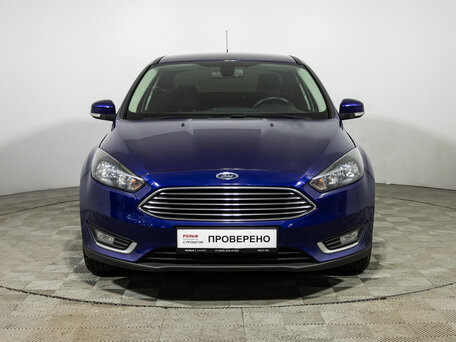 2016 Ford Focus III Рестайлинг, синий, 979700 рублей, вид 2