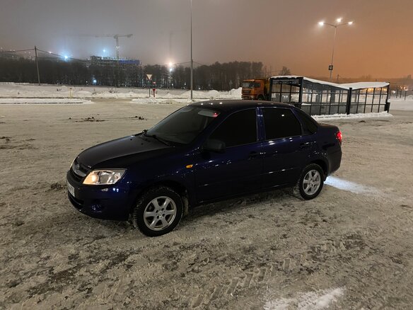 2012 Lada (ВАЗ) Granta I, синий - вид 7