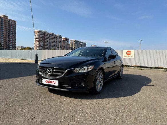 2017 Mazda 6 III (GJ) Рестайлинг, чёрный, 820000 рублей
