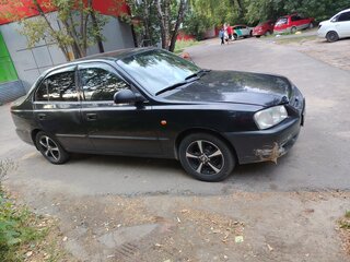 2011 Hyundai Accent ТагАЗ II, чёрный, 300000 рублей, вид 4