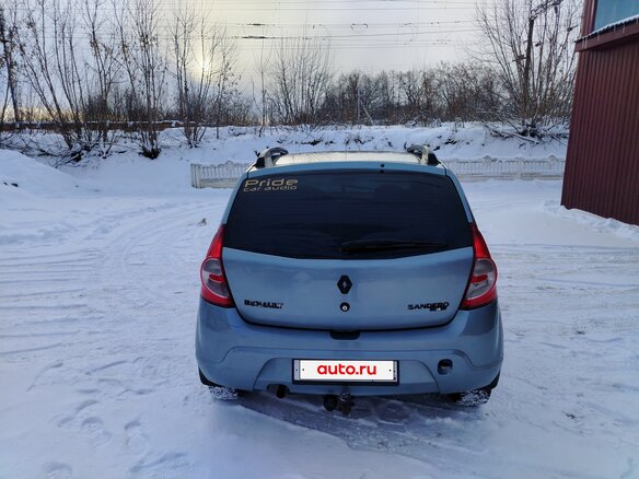 2011 Renault Sandero I, синий, 495000 рублей - вид 14