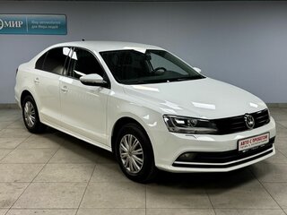 2017 Volkswagen Jetta VI Рестайлинг, белый, 1185000 рублей, вид 3