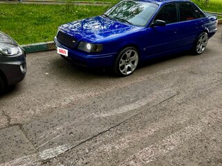 1993 Audi 100 IV (C4), синий, 500000 рублей, вид 5