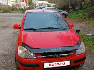 2005 Hyundai Getz I, красный, 370000 рублей, вид 1