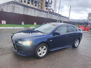 2013 Mitsubishi Lancer X Рестайлинг, синий, 700000 рублей, вид 1