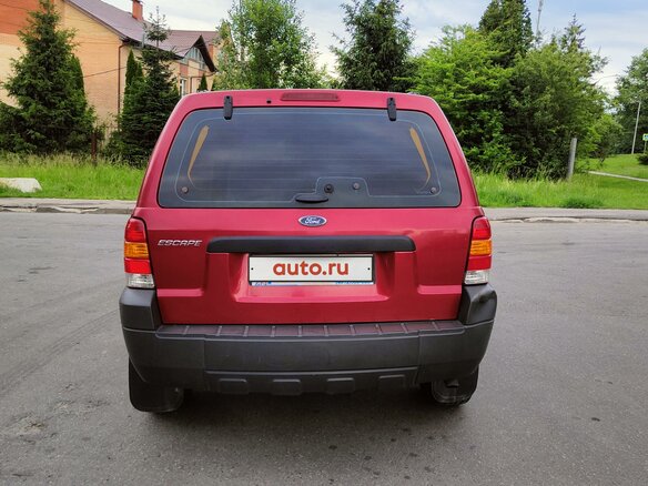 2004 Ford Escape I Рестайлинг, красный, 510000 рублей - вид 6